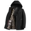 New Winter Style Marten Velvet Parka Daddy Wear Middle-aged Business Men's Jacket Plus Lint Cotton Jacket