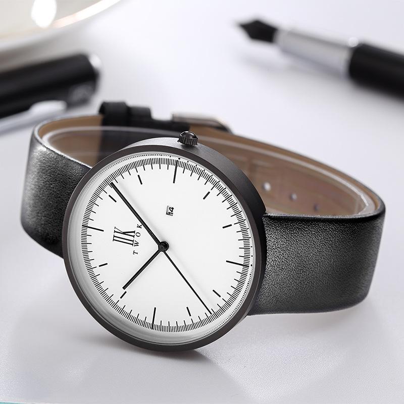 IIK Мужские часы Простые мужские часы с календарем Мужские часы