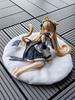Обычная виртуальная Vtuber Сад Серена Статуэтка горничной с кошачьими ушками Аниме Статуэтка кошкодевочки Декор для корпуса ПК Настольное украшение Коллекционная модель