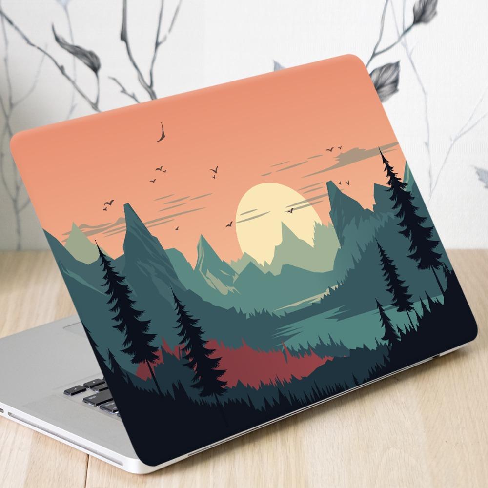 A+C Side 15inch Laptop Stickers Skins Ultrabook Decorate Decal for Macbook/HP/Dell/Lenovo Universal