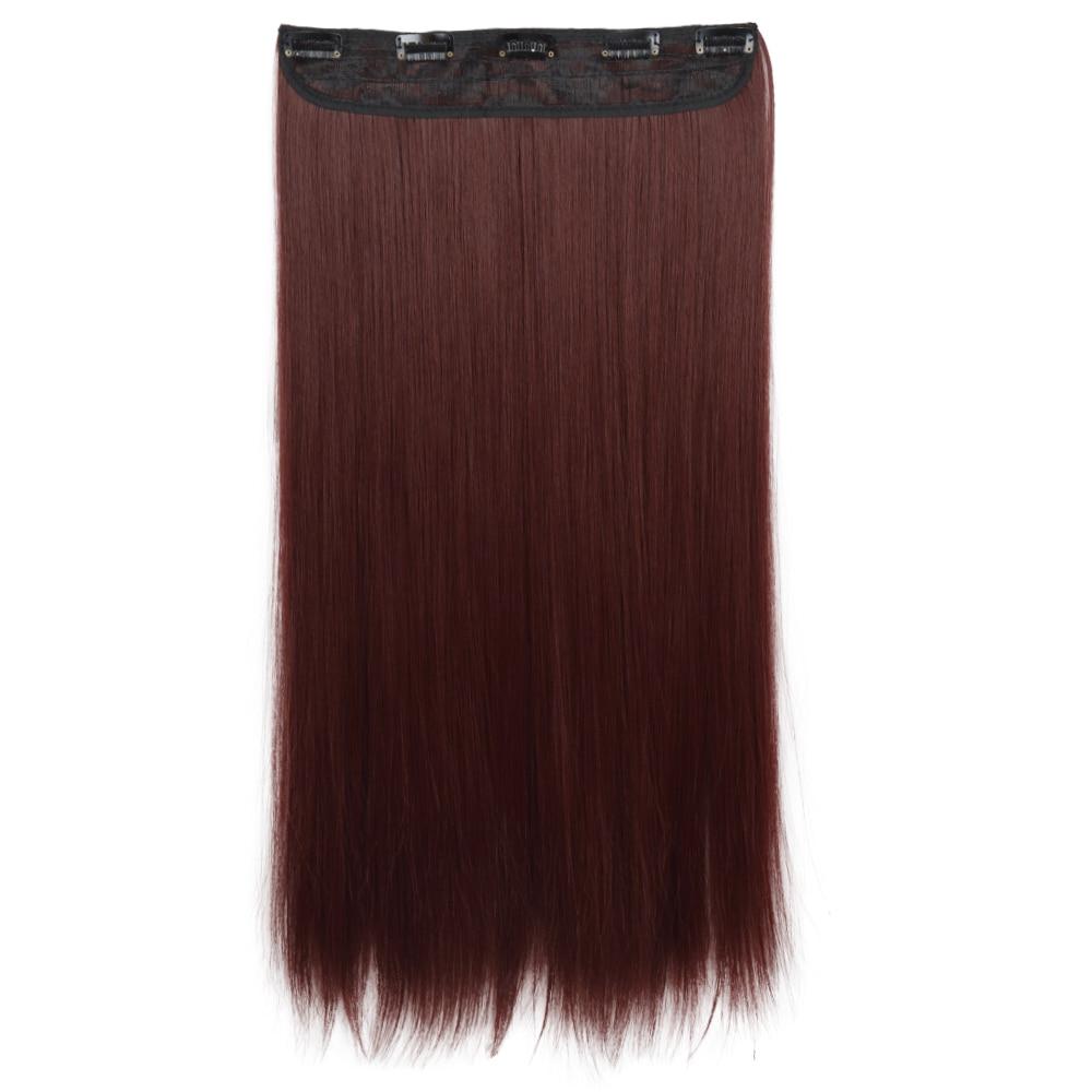 Long Straight Women In Hair Extension Synthetic Haistyle Heat Resistan
