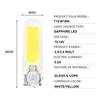 2X T15 LED W16W Сапфировый COB Прозрачный автомобильный сигнальный светильник Стеклянная лампа 902 921 912 Driver Free Задний парковочный фонарь Белый 6000K 12V