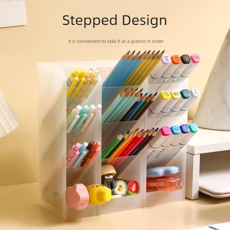 Прозрачный держатель для ручек в скандинавском стиле с несколькими сетками для студентов