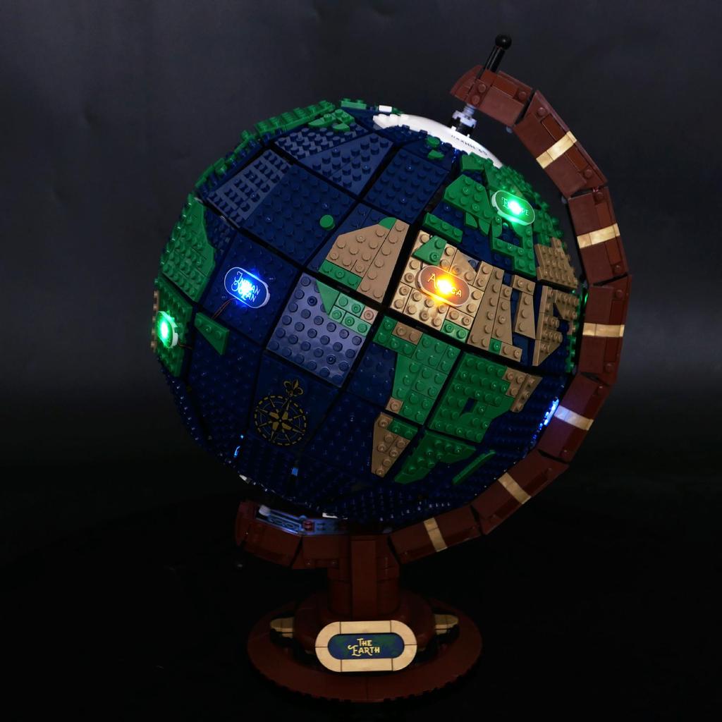 Remote Control LED Lights for Lego 21332 Creative Series Globe