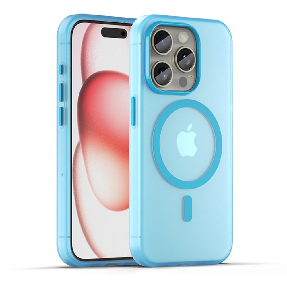 Роскошный магнитный беспроводной зарядный чехол Magsafe для iPhone 16 15 13 12 11 Pro Max противоударный матовый бампер TPU 14 Plus чехол