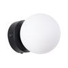 Yoli 1 black wall lamp