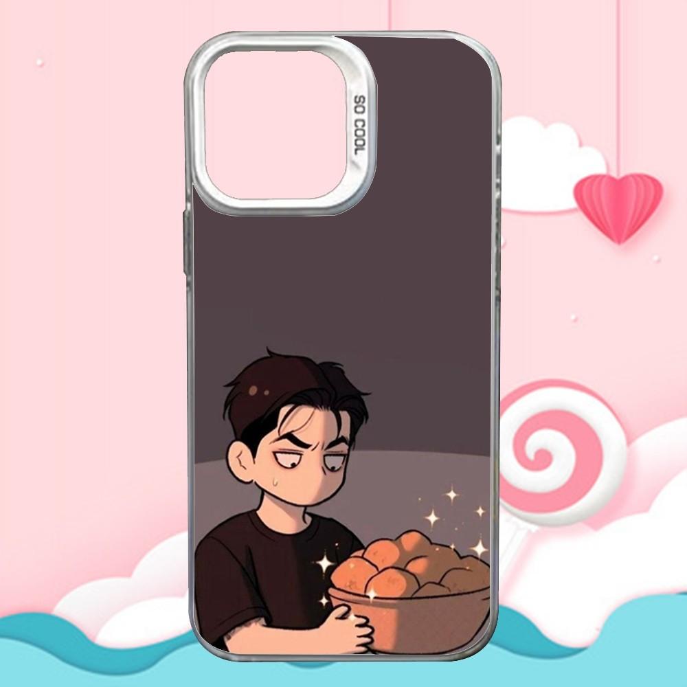 Чехол для телефона J-Joo Jaekyung из комиксов для iPhone 16, 15, 14, 13, 12, 11, Mini, Pro, SE, MAX Белый Матовый Ударопрочный Чехол