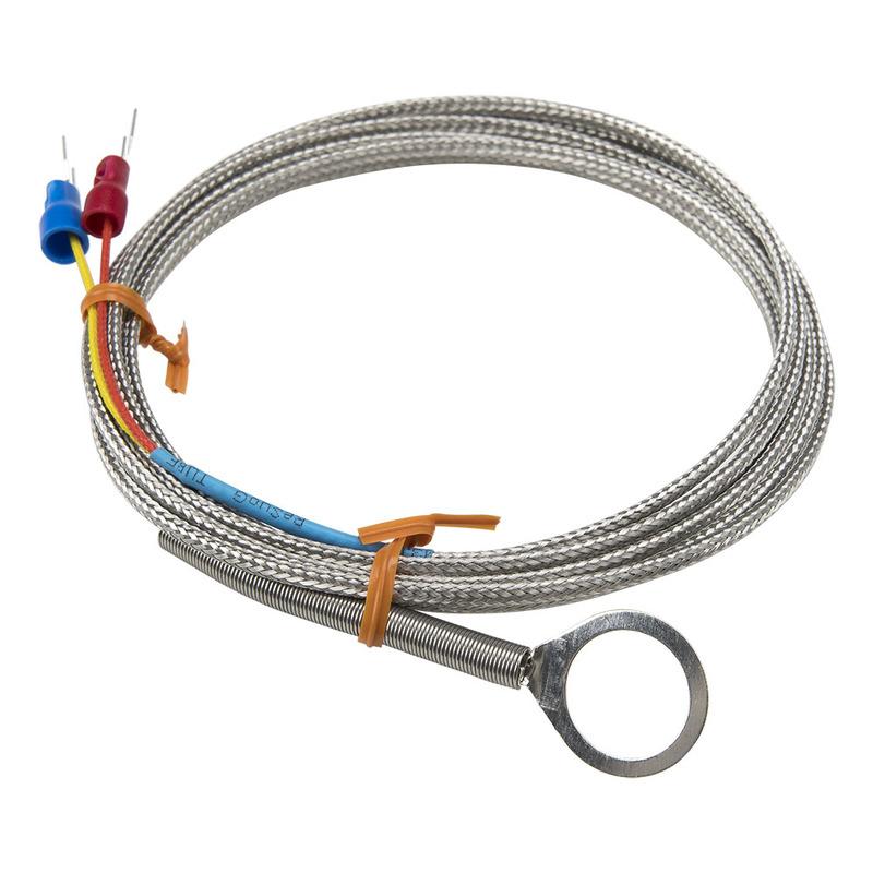 FTARR01 K E J type 2m metal screening cable 5mm 6mm 8mm 10mm 12mm 14mm diameter hole ring head thermocouple temperature sensor