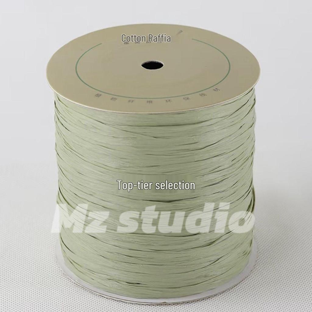 250 м Рафия Хлопок Солома Рулон для DIY: Шляпы и сумки ручной работы, бесплатная доставка