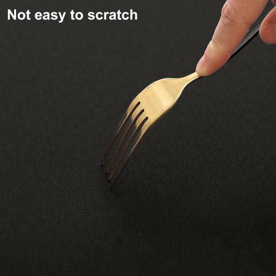 Outdoor Picnic Table Cloth with Elastic Edge Windproof Wear Resistant Waterproof Camping Washable Patio Table Cover Protector