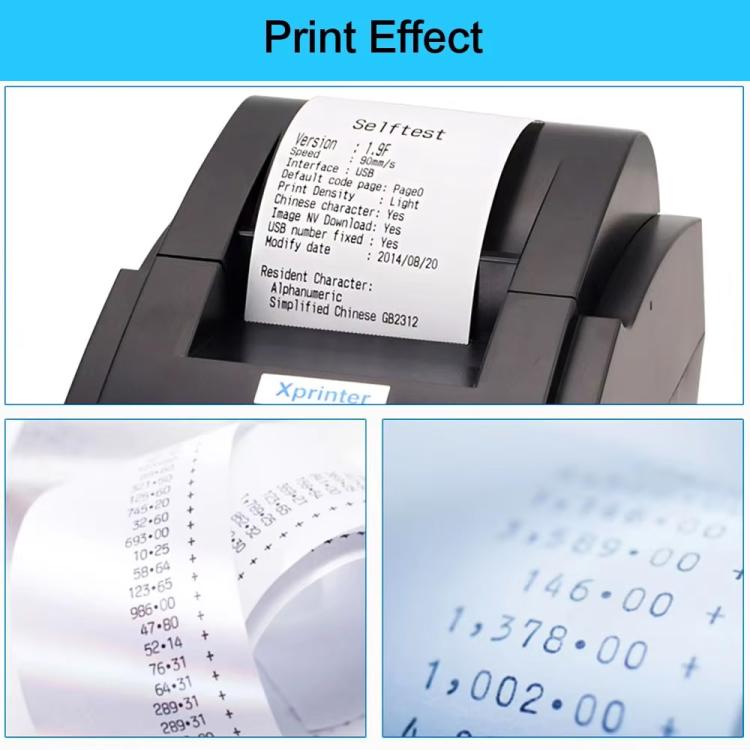 Термопринтер чеков Xprinter XP58IIH 58 мм