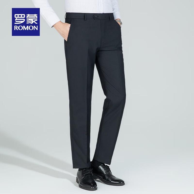 ROMON Мужские брюки в стиле business casual прямого кроя