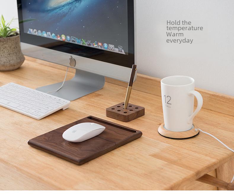 USB Heated Coaster: Metal Cup Warmer for Coffee, Tea, or Gifts
