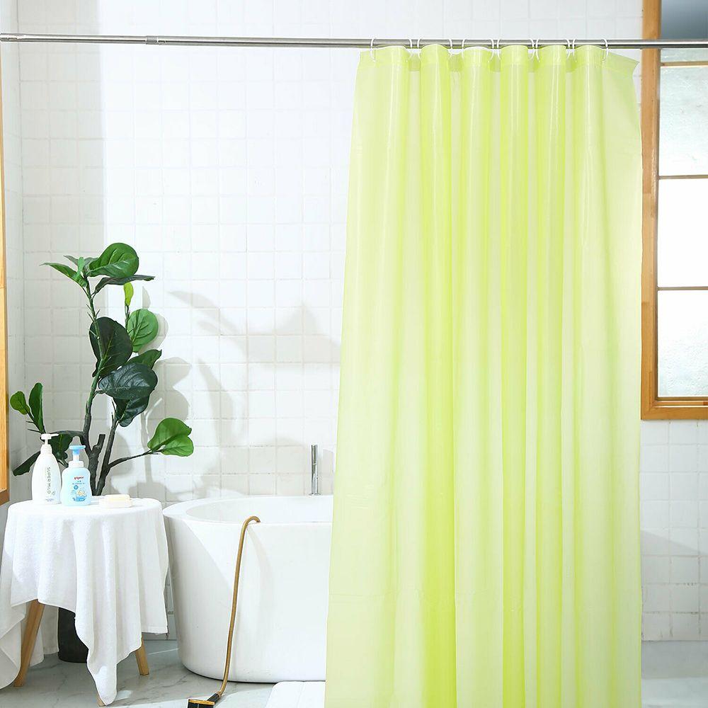 New With 12 Hooks Room Decor Bathtub Curtains PEVA Thicken Bathroom Screens Shower Curtain
