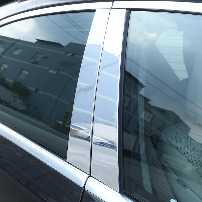 Для Mercedes Benz W221 S-Class 2008-2013 алюминиевый сплав автомобиля оконная стойка декоративная крышка Наклейка