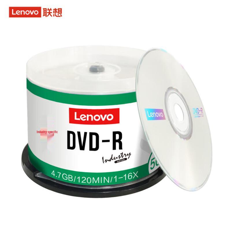 Lenovo 16x 4.7GB DVD-R Blank Discs (50-pack)