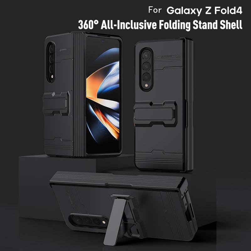 Противоударный защитный чехол для Samsung Galaxy Z Fold 4, чехол с кронштейном, защита на шарнирах, полная защита, чехол для телефона Galaxy Z Fold4