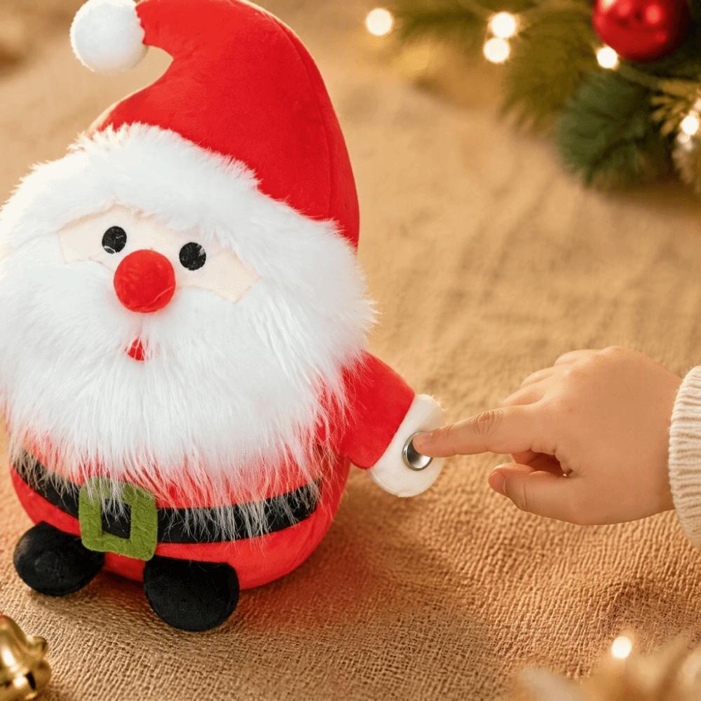 Soft Plush Material Interactive Stuffed Doll Body Induction Beat Piano Toy Christmas Parties