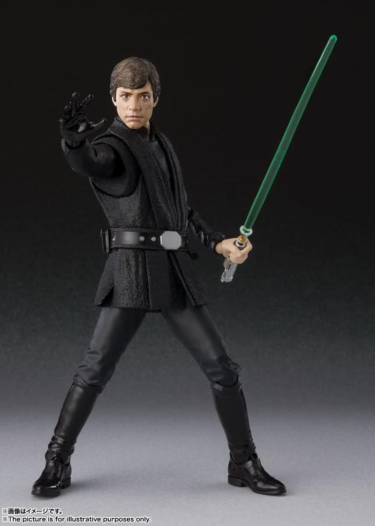 TAMASHII NATIONS Star The Mandalorian Luke Skywalker 140mm Painted Movable Figure S.H.Figuarts Wars Approx. PVC&ABS