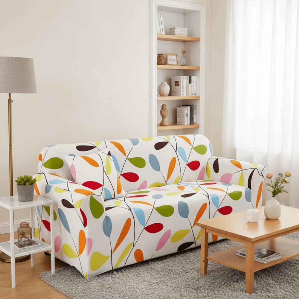 Защитная наволочка Высокая эластичность Чехол для дивана Дизайн с принтом Стирка в машине Дышащий Съемный Защита для дивана Домашний декор