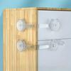 8pcs Easy Installation Safety Drawer Locks-Transparent Durable Material  Anti-Opening & Pinch Protection Refrigerators & Drawers