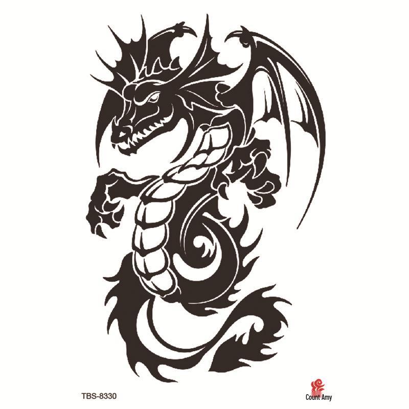 Набор маленьких водостойких тату-наклеек с тотемами и символами для предплечья