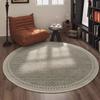 Blanket Round Circle Pile Carpet Bedroom Bed English Living Room Study Sofa Coffee Table Fashion High Sense Floor Mat