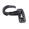 5 Pcs Curved Hook Fasteners Alloy Heavy Duty Multifunctional Arc Hooks for Outdoor with Screws Black