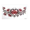 Crown Cross Wing Butterfly Flower Tattoo Stickers 3D Texture Instant Decals  Chest Waist Clavicle