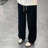 Американские Свободные Повседневные Брюки для Мальчиков Весна-Лето Новые Свободные Прямые Брюки Драпировка Мужские Спортивные Широкие Брюки