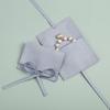 Jewelery Gift Bag Microfiber Jewellry Pouch with Ribbon Envelope Gift Packaging Organizer Bag for Earrings Necklace