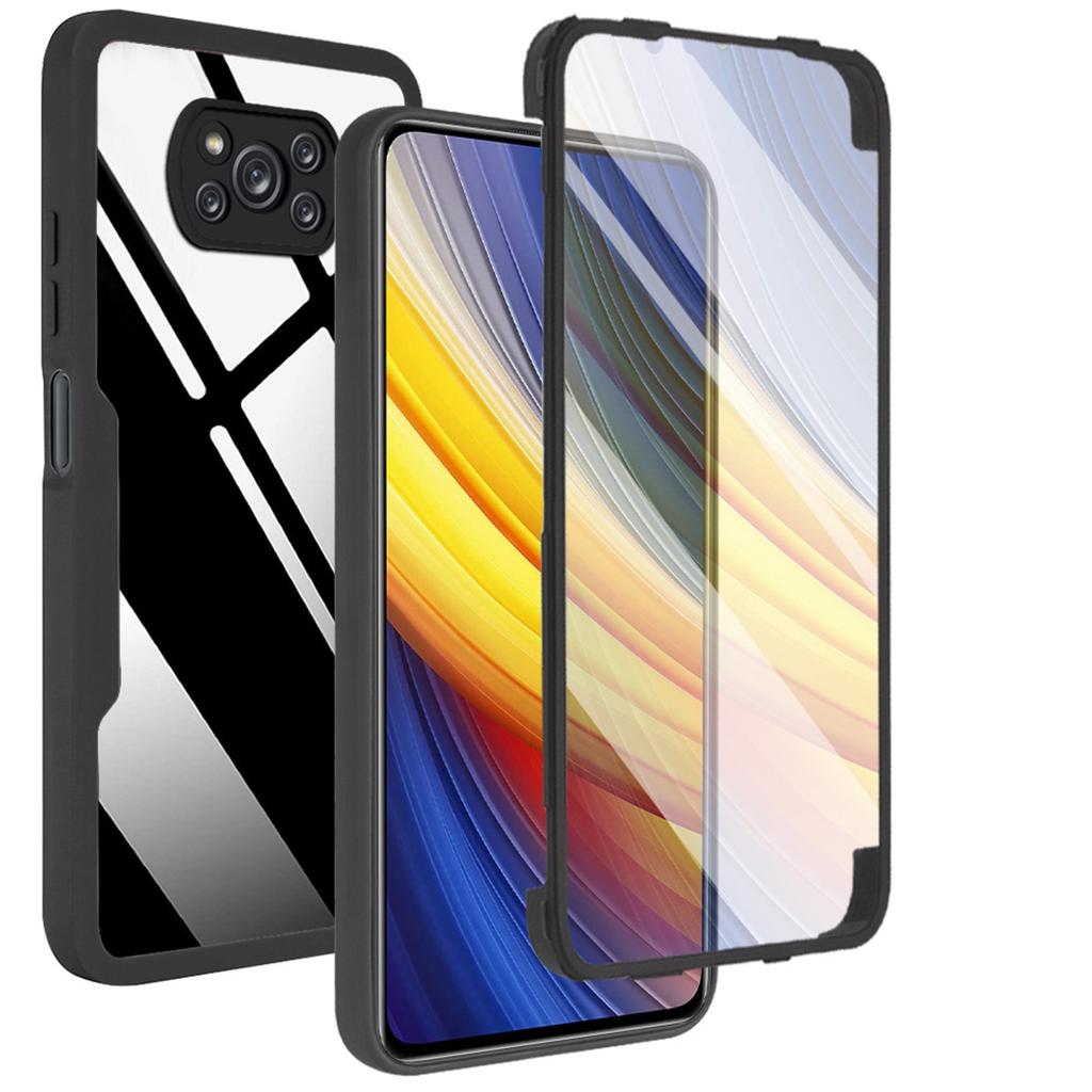 Для Xiaomi Poco X3 Чехол Poco X3 Pro Чехол Poco X3 NFC Чехлы Чехол на все тело Защитный 360 Двусторонний Чехол Funda Coque Capa