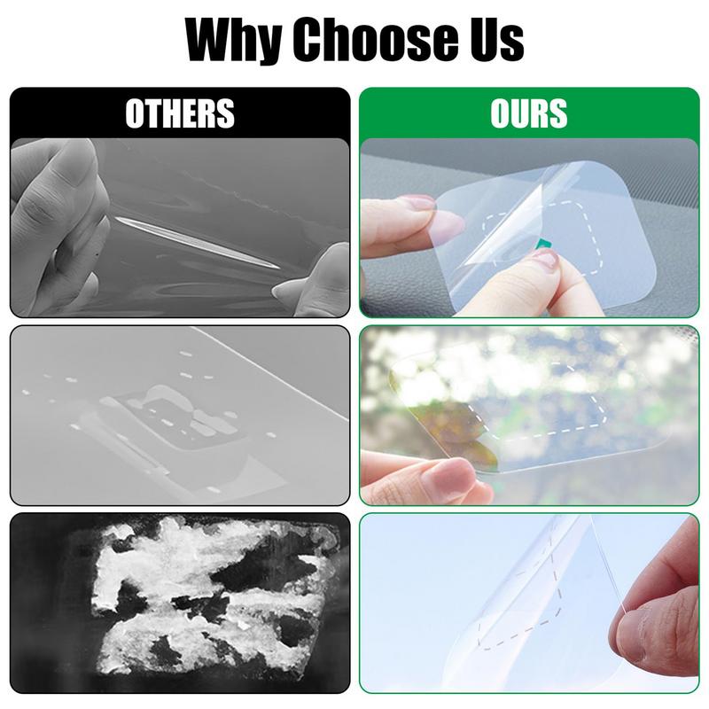 Наклейка на лобовое стекло видеорегистратора, электростатическая наклейка для видеорегистратора, 6 шт., электростатические наклейки для экрана видеорегистратора, пленка для наклейки