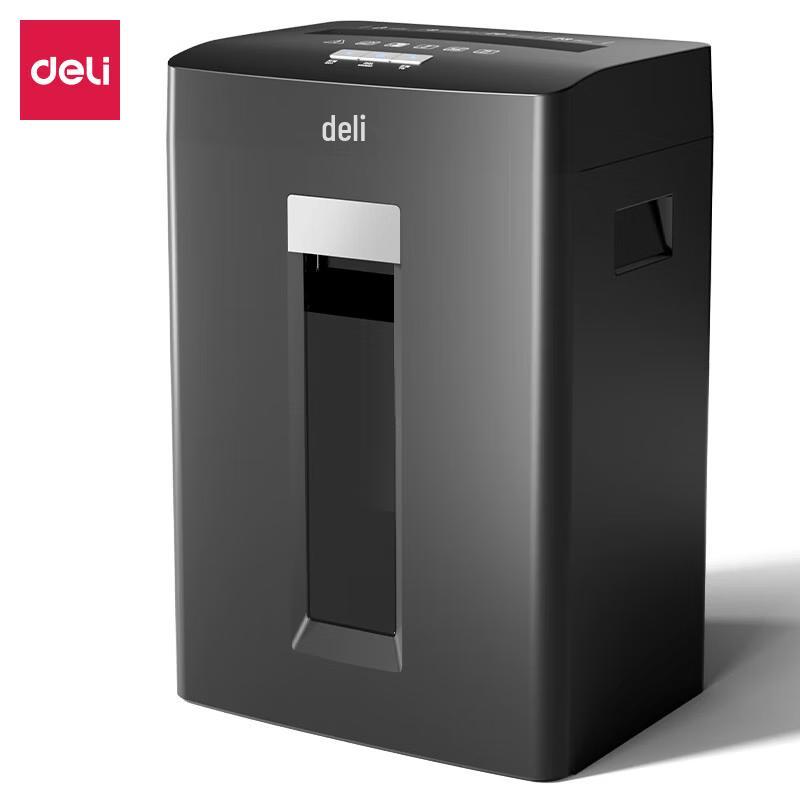 Deli High-Security Commercial Office Shredder 8-Sheet 23L Level P-5 CN plug (adapter included)