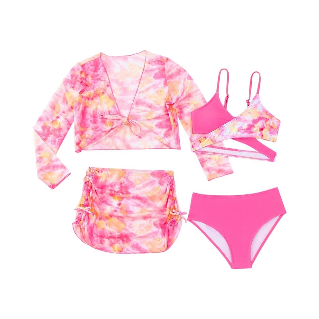 Летний слитный купальник для девочек - Купальники