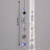 Crystal Suncatcher Sun Moon Tree Wind Chime Prisms Hanging Angel Butterfly Pendants Rainbow Chaser Garden Decor Window Drop Bell