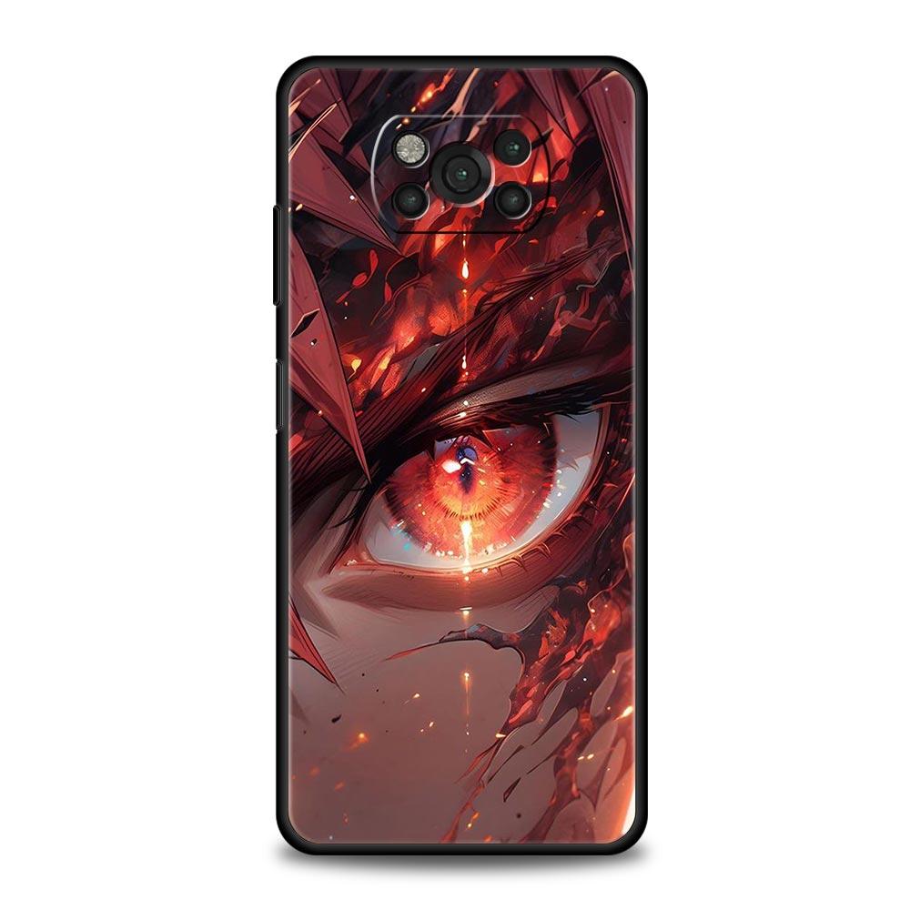 Мультяшный милый дизайн Глаза Чехол для телефона Для Xiaomi Poco X6 X5 Pro X4 X3 NFC F5 Pro F4 F3 GT M5 M4 Pro 5G M3 C51 C50 C55 Мягкий чехол