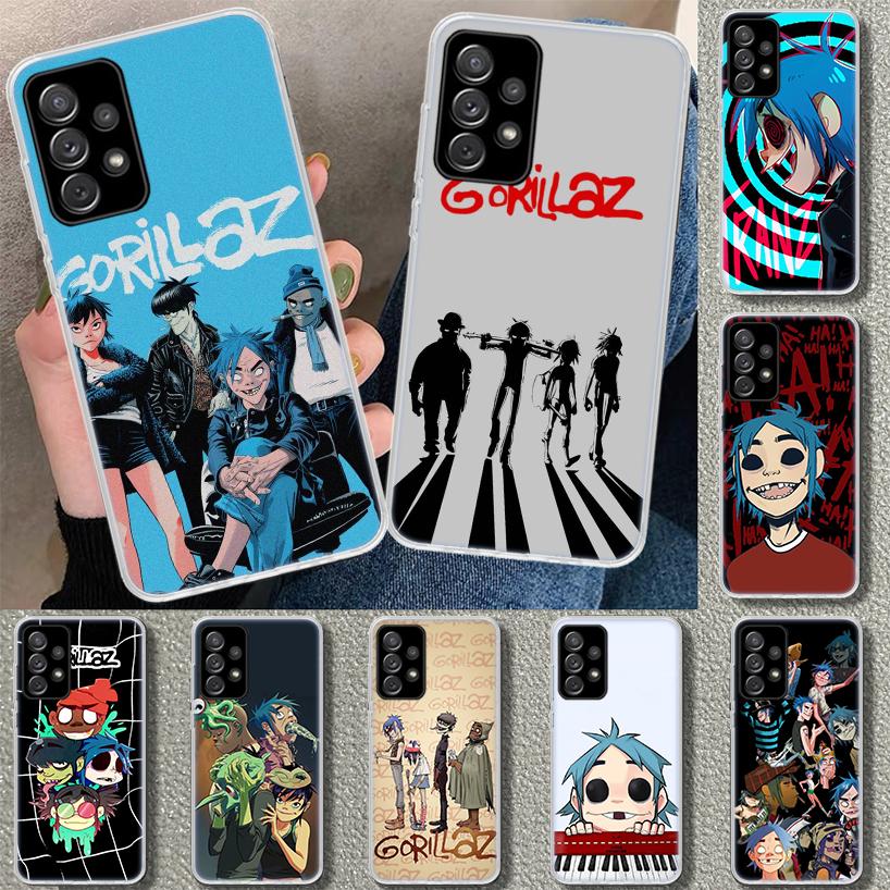 Чехол для телефона Gorillaz Anime для Samsung Galaxy A12 A22 A32 A52 A72 A02S A51 A50S A31 A20S A10S Note 20 Ultra 10 Plus Galaxy