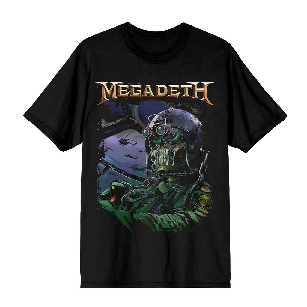 Футболка мужская унисекс Megadeth Band 2026 Tour Album Популярный Графический Хлопок Короткий Рукав Y2k Уличная Одежда Оверсайз Топ