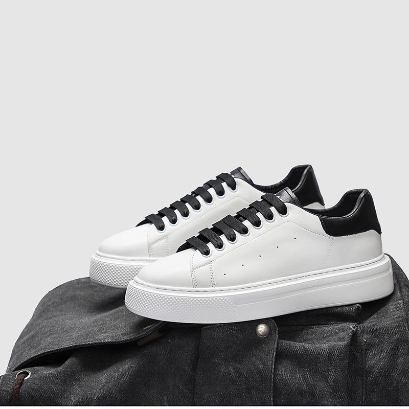 GAG мужские кроссовки для сноуборда новые белые туфли с толстой подошвой, увеличивающие рост, из воловьей кожи, дышащие кроссовки для сноуборда, спортивная и любительская обувь, простые и универсальные