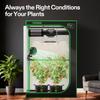Комплект умной палатки для выращивания Smart Pro 2x4 Полная система для выращивания с WiFi-интегрированным автоматическим управлением Светодиодный светильник для выращивания 2-в-1 с регулируемым спектром
