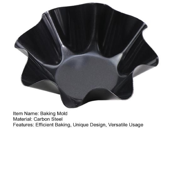 Набор сковородок для тортильи, сковородки для тортильи из углеродистой стали с антипригарным покрытием, миски для салата тако, форма для торта в форме цветка