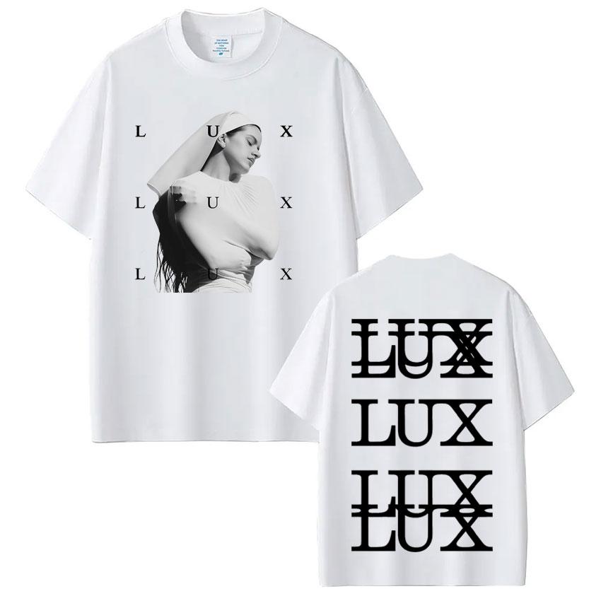 Singer Lux Rosalia Fashion Print Tshirt Men Women Harajuku Clothing Tshirts Shortsleeved Casual Cotton Tshirts Streetwear