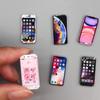 1PC 1:12 Dollhouse Miniature Mobile Phone Model Toys Pretend Toy Decoration Doll House Accessories