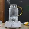 Стеклянный кувшин для холодной воды с рисунком рисового зерна из высокоборосиликатного стекла, летний кувшин для сока, большой емкости, набор кувшинов для холодной воды