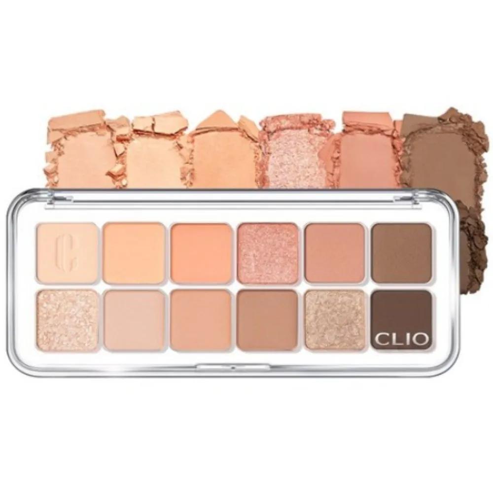 Clio Pro Eye Palette Swatch Air 01 Coral Studio