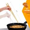 Buyer Star Stainless Steel Chopsticks for Cooking and Frying, 36cm Long, Made of 18-8 Stainless Steel, Square Shape, Stable, Hygienic, Easy to Clean,