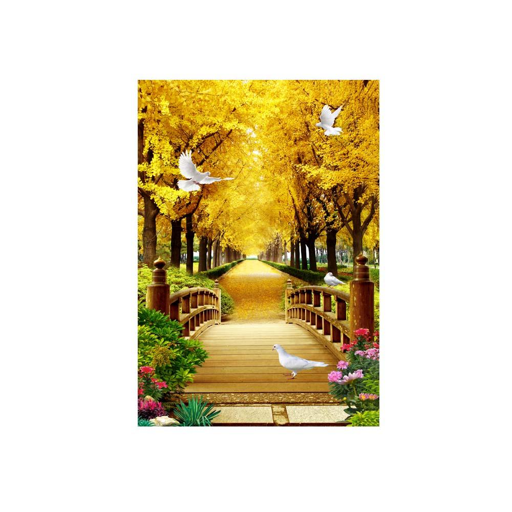 Осенний лес, постеры и принты, картина на холсте, природный пейзаж, современные настенные художественные картины для гостиной, домашний декор, без рамки