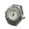 Fashion Jewelry Clock Digital Watch Ring Watch Elastic Stretchy Rings Round Quartz Finger Rings