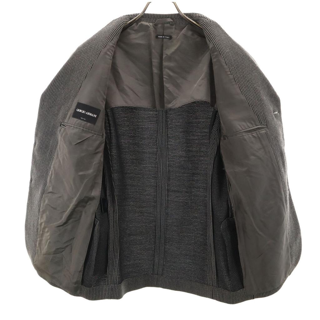 Giorgio Armani Сделано в Италии Шерстяной блейзер 46 Серый Мужской Б/у
